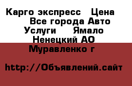 Карго экспресс › Цена ­ 100 - Все города Авто » Услуги   . Ямало-Ненецкий АО,Муравленко г.